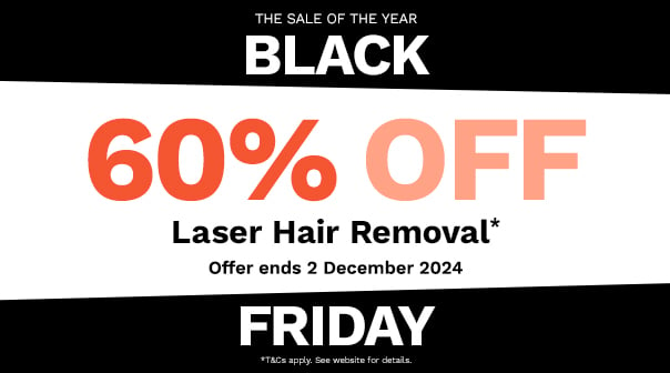 60% Off Laser Hair Removal*