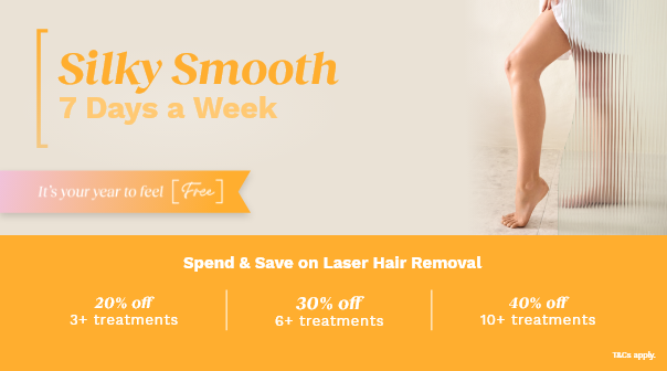 Spend & Save on Laser Hair Removal*